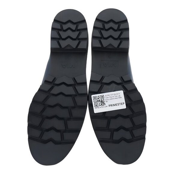 MIA Yoani Lug Sole Loafers Round Toe Navy 9M - Picture 6 of 6